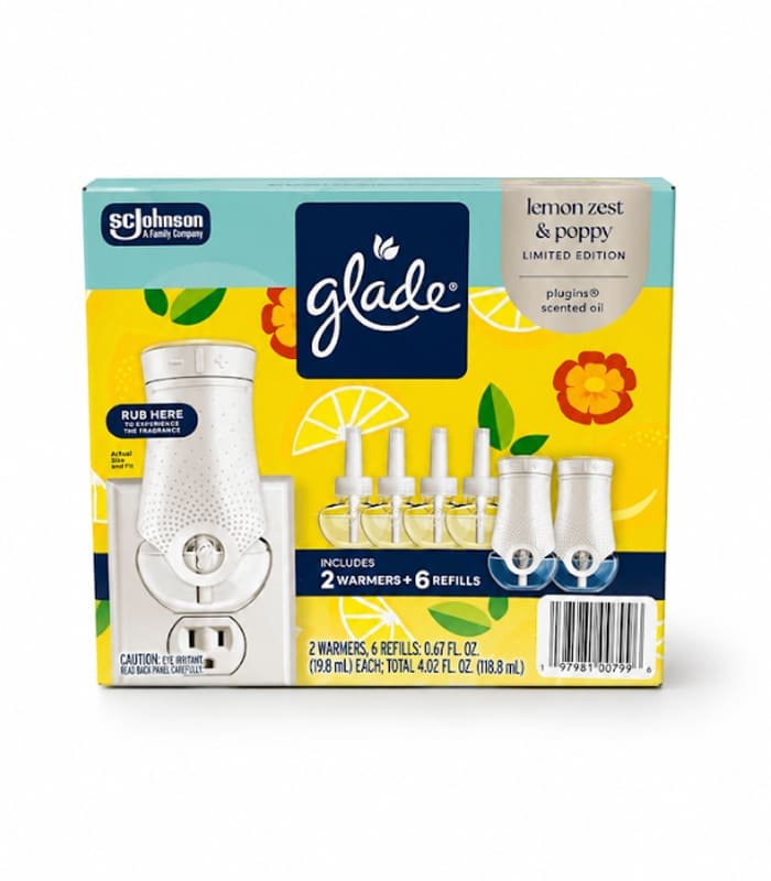 glade lemon Glade Limited Edition 2 Calentadores y 6 Recambios - Imagen 1