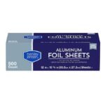 Hojas de papel de aluminio Berkley Jensen de 12", 500 uni