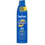 Protector Solar Coppertone Sport en aerosol de amplio espectro SPF 30, 6.9 oz