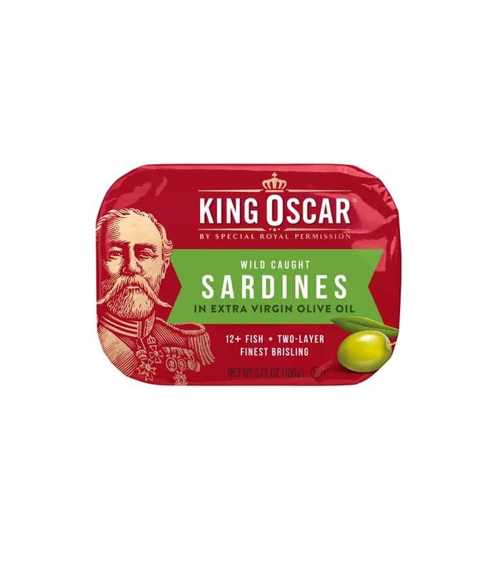 sardinas king oscar Sardinas King Oscar en aceite de oliva virgen extra, 3.75 oz - Image 1