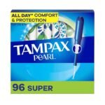 Tapones Tampax Pearl Contrenza LeakGuard, Super Absorbencia 96 Uni