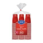 Vasos Plásticos Rojos Berkley Jensen18 oz, 240 uni