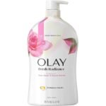Gel de baño Olay Fresh Radiance, esencia de agua de rosas y néctar dulce, 35 oz