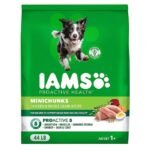 Alimento seco para perros adultos IAMS Proactive Health Minichunks con pollo, 44 ​​lb