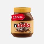 Crema para untar Nutella de cacahuete tostado con cacao, textura suave y cremosa, 26.5 oz
