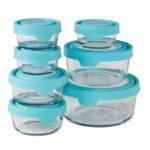 Juego de recipientes de vidrio para alimentos Anchor Hocking TrueSeal, 14 pcs