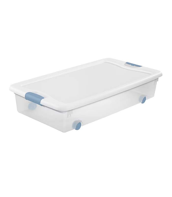 sterilite Caja de almacenamiento Sterilite de 53 L con ruedas y cierre - Image 1