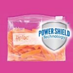 Bolsas Ziploc de almacenamiento de 1 Galón con cierre deslizante, tecnología Power Shield, 30 uni