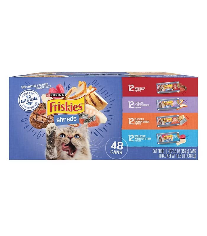 Friskies Paquete variado Friskies Shreds en salsa, 48 uni - Image 1