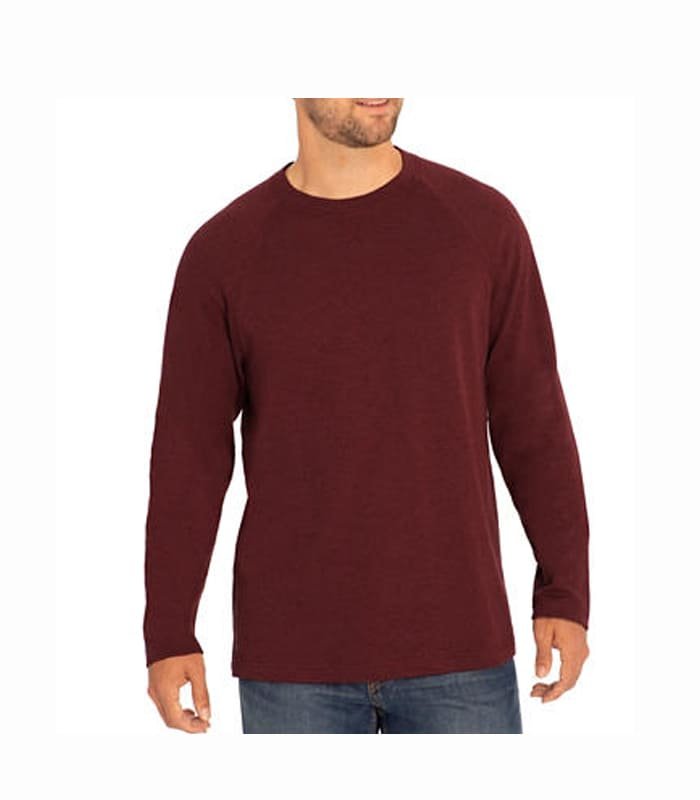 Sueter eddie Bauer Suéter de cuello redondo Eddie Bauer de punto doble y manga larga - Image 1