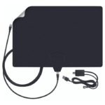 Antena de TV HD para interiores ClearStream FLEX (UHF/VHF) amplificada con interruptor Jolt - Negro / Blanco