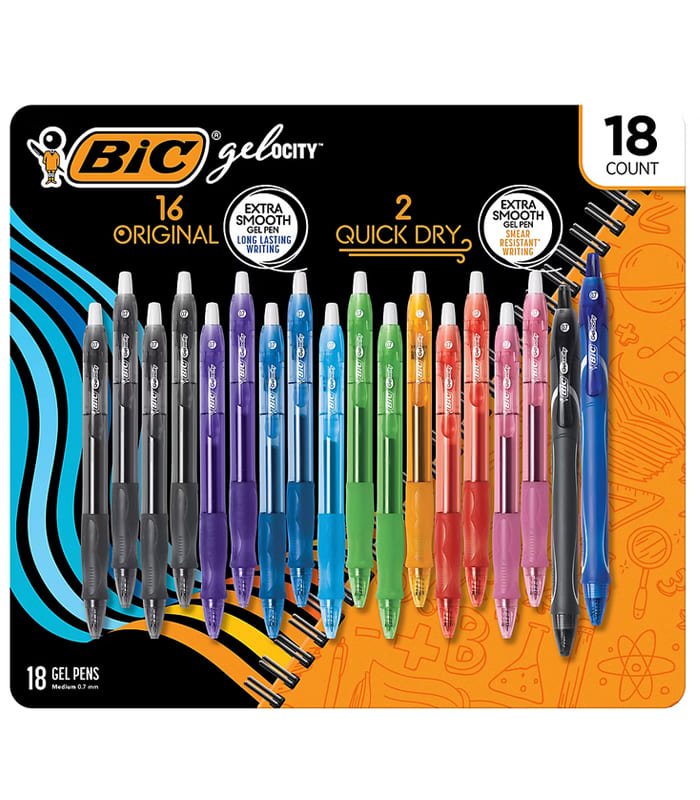 bolígrafos bic Bolígrafos de gel retráctiles Bic Gel-ocity, Colores variados, 18 uni - Image 1