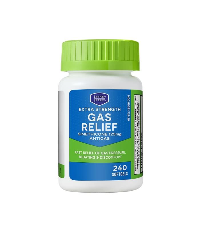 gas relief Cápsulas blandas de simeticona Berkley Jensen de 125 mg, 240 uni - Image 1