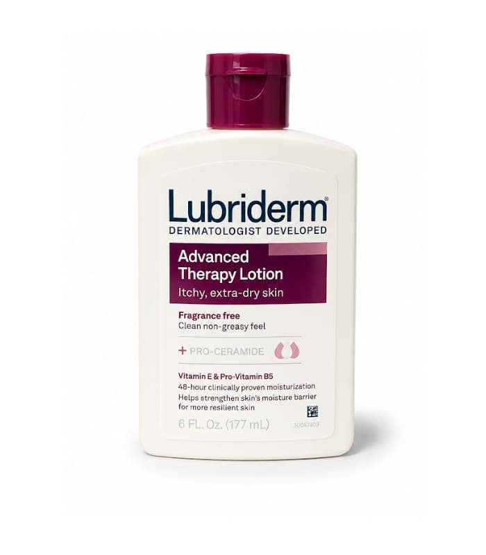 lubriderm Lubriderm Loción de Terapia Avanzada sin Fragancia, 6 oz - Image 1