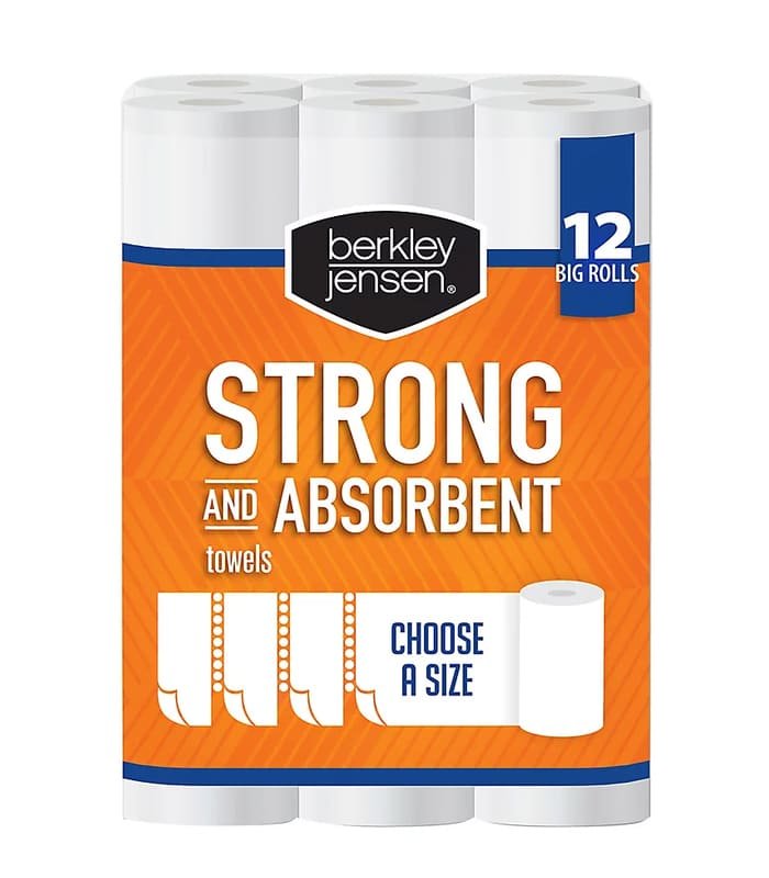 papel toalla Berkley jensen Papel Toalla Berkley Jensen Everyday con tamaño ajustable, 12 uni - Imagen 1