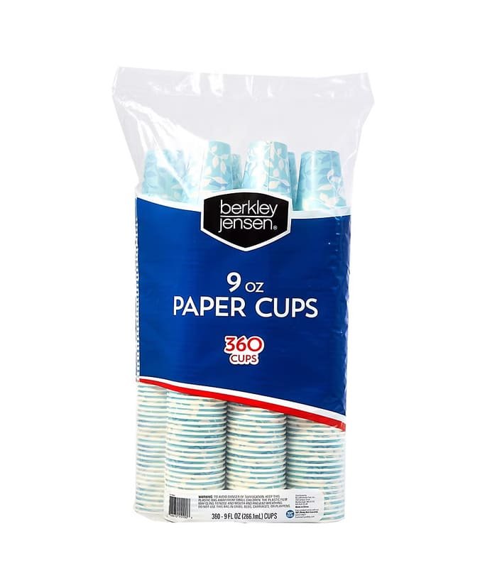 vasos de papel bj Vasos de papel Berkley Jensen de 9 oz, 360 uni - Image 1