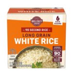 Arroz blanco de grano largo Wellsley Farms, bolsas para microondas 8.8 oz, 6 uni
