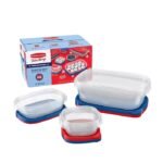 Juego de 22 recipientes para alimentos Rubbermaid TakeAlongs, edición especial Americana