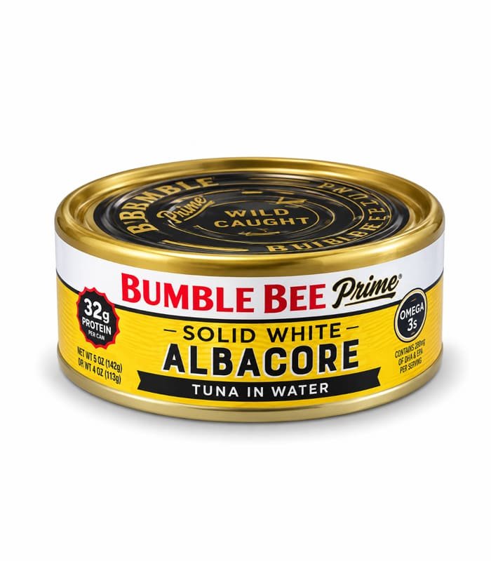 bumble bee Albacora Atún blanco (albacora) sólido Bumble Bee Prime Fillet en agua, 5 oz - Imagen 1