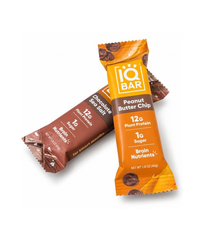 iobar Barra de proteína vegetal IQBAR con 12 g de proteína - Imagen 1