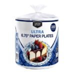Platos de papel Berkley Jensen Ultra de 6.75", 350 uni