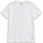 Pulover blanco de cuello redondo Náutica