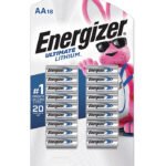 Pilas Energizer Ultimate Lithium AA, 18 uni