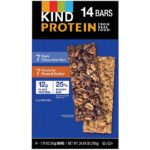 Paquete variado de barras de proteína Kind de 12 g de proteína, 14 uni