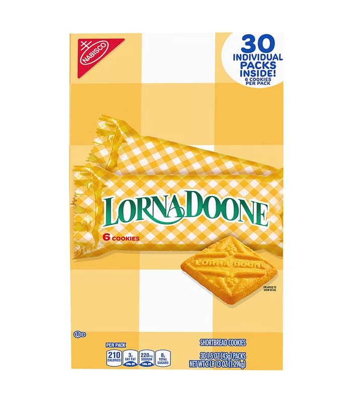 Lorna Doone Galletas de mantequilla Lorna Doone, 30 uni - Imagen 1