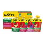 Paquete variado de puré de manzana Mott's sin azúcar añadida de 3.2 oz, 32 uni