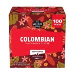 Cápsulas de café 100% colombiano Wellsley Farms, 100 uni