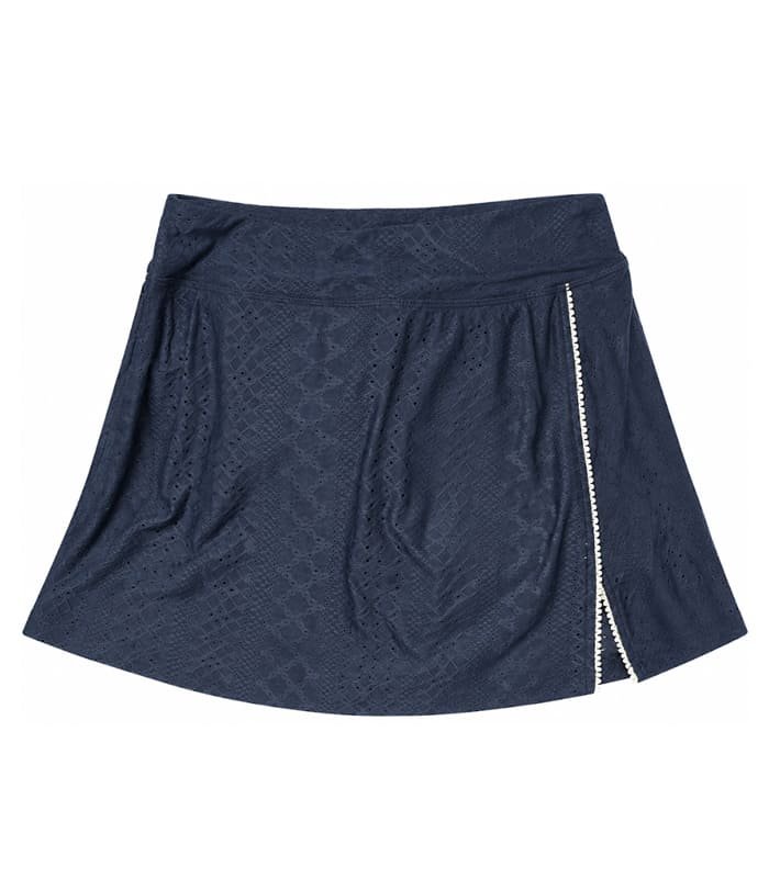 falda RBX azul Falda RBX con ojales azul marino, Talla M - Imagen 1