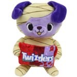 Peluche de perro momia de Halloween Hershey Twizzlers con bolsa de dulces